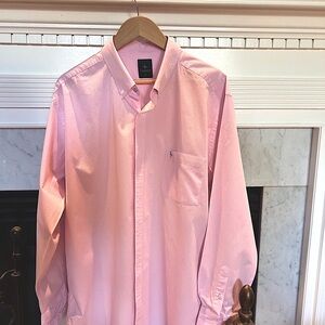 Tailorbyrd Collection Pink Casual Button Down Shirt - XXL (EUC)